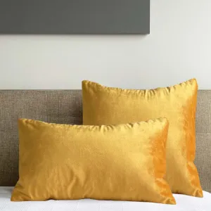 Velvet Pillow Cover - Yolk