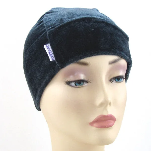 Velvet Plain Bold Beanies Hat - 9 Colours