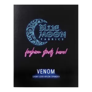 Venom Shiny Look Spandex Color Card | Blue Moon Fabrics