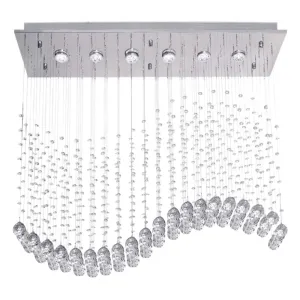 Wave Crystal Chandelier Light