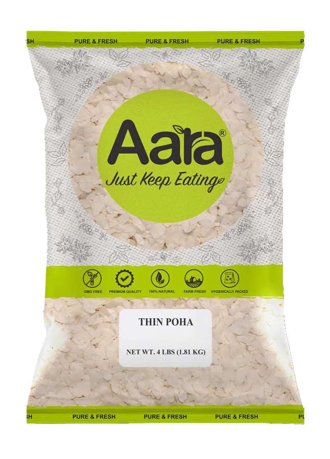 Wholesale Aara Poha Thin - 4 lb  - 10 Pack (1 Case)