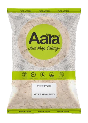 Wholesale Aara Poha Thin - 4 lb  - 10 Pack (1 Case)