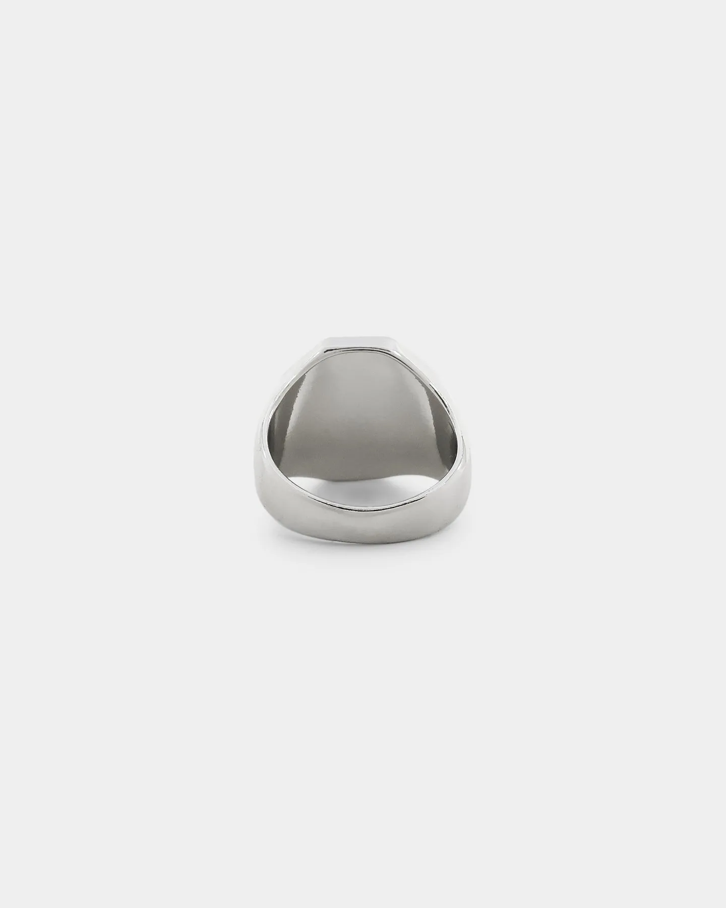 Wild For The Weekend Octagon Sun Signet Ring (Medium) Silver