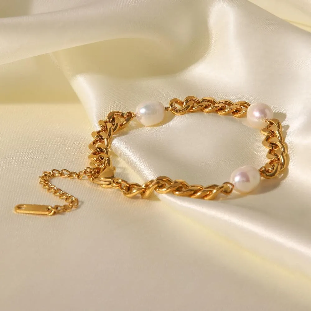 Women's  Trendy Simple Pearl Bracelet