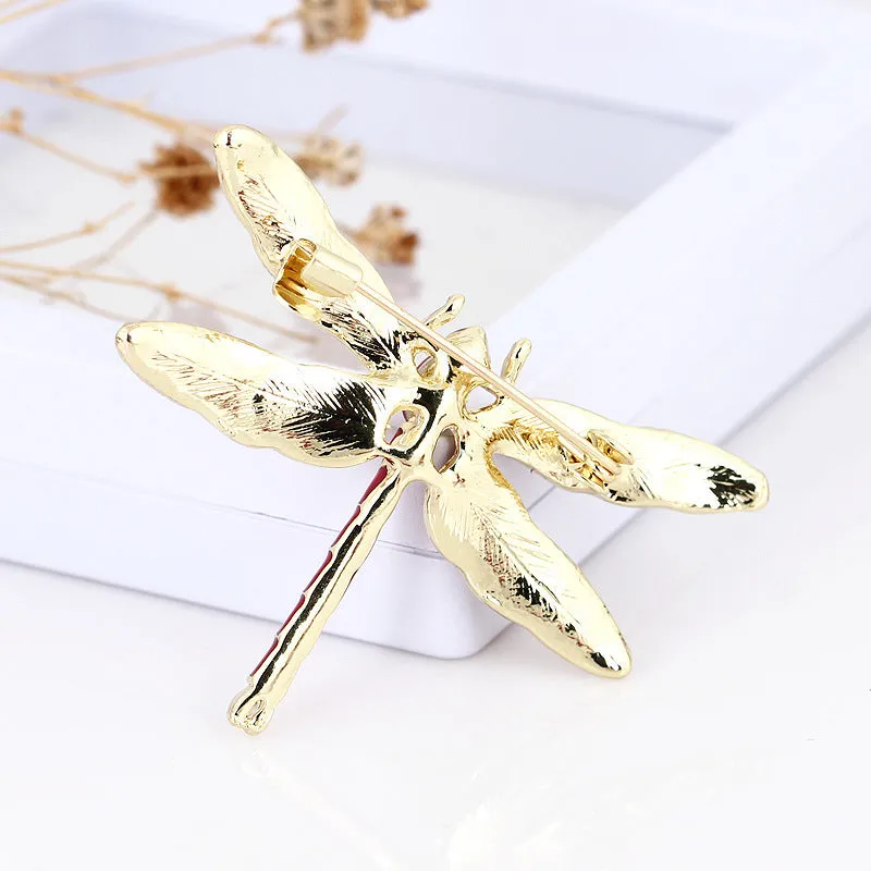 XSB048 - Simple Dragonfly Brooch