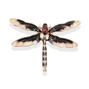 XSB048 - Simple Dragonfly Brooch